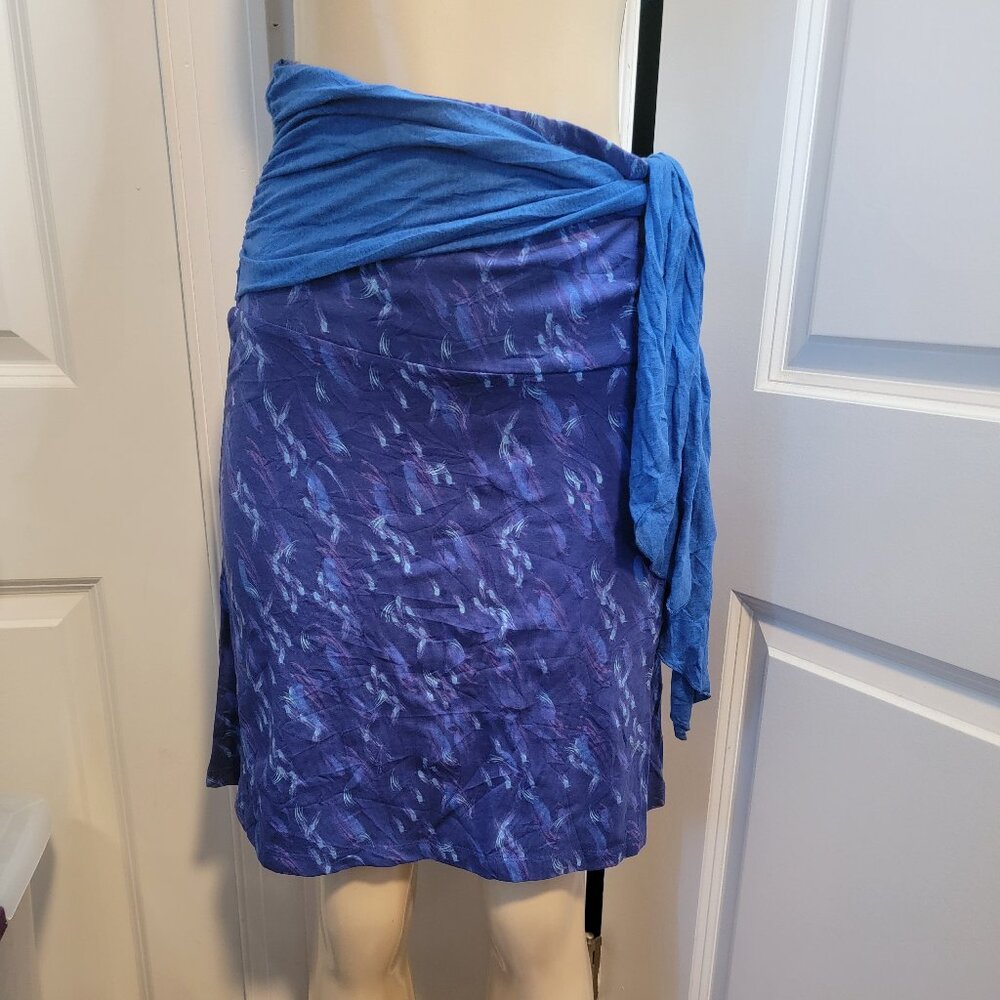 Kuhl Kai Convertible Skirt/Halter Top/Strapless Top Blue 3-in-1 Styling NEW - Picture 5 of 8
